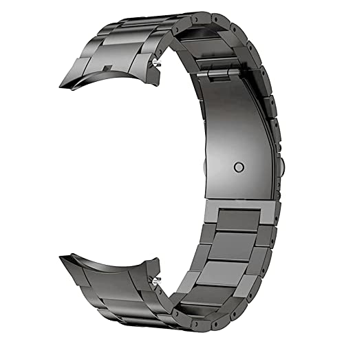 JJWASR Until you Titanium Metalen Horloge Band for Samsung Galaxy for Horloge 5 Pro 45 Mm for Watch5 44 Mm 40 Mm for Horloge 4 Klassieke 46 Mm 42 Mm Geen Hiaten 20 Mm Band (Color : Gray Galaxy Watch 5 44mm