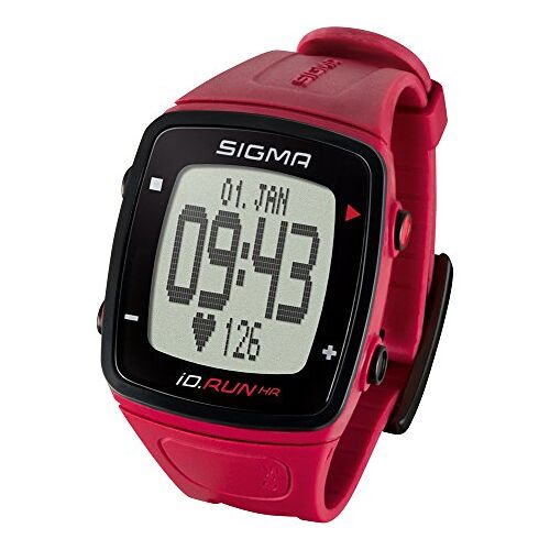 Sigma Sport iD.RUN HR rouge, GPS-hardloophorloge, polsmeting, activity tracker, rood