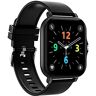 Cokar P8 Smartwatch, fitnesstracker Watch HD touchscreen, smartwatch met stappenteller, slaap/hartslagmonitor, sportfitnesstracker voor Android/iOS (zwart, P8/CR-728)