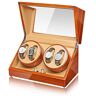 BONOOL Horlogeopwinder Apple Wood Watch Winding Box Huishoudelijke horlogeshaker Automatische mechanische horlogesopwinder Hoogwaardig massief hout