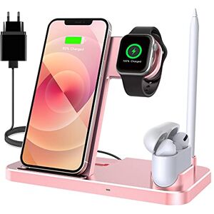LECHLY Draadloze oplader, inductief laadstation met 18 W sneladapter, 4-in-1 draadloze oplader, compatibel met iPhone 14/14 Plus/14 Pro max/13/12/11/X/8, Apple Watch Ultra/8/7/6/SE/5/4/3, Air Pods Pro 2/1 LECHLY Draadloze oplader, inductief laadstation met 18 W sneladapter, 4-in-1 draadloze oplader, compatibel met iPhone 14/14 Plus/14 Pro max/13/12/11/X/8, Apple Watch Ultra/8/7/6/SE/5/4/3, Air Pods Pro 2/1