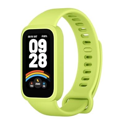 XIAOMI Smart Band 9 Active, Sports Fitness Tracker, 1.47" TFT-display, 60Hz hoge verversingsfrequentie, 18 dagen batterijduur, slaap- en gezondheidsmonitoring, 50 sportmodi, 5ATM, iOS & Android, Groen XIAOMI Smart Band 9 Active, Sports Fitness Tracker, 1.47" TFT-display, 60Hz hoge verversingsfrequentie, 18 dagen batterijduur, slaap- en gezondheidsmonitoring, 50 sportmodi, 5ATM, iOS & Android, Groen