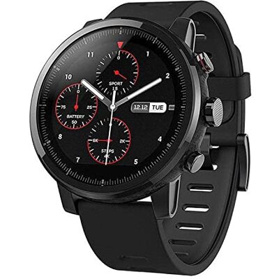 XIAOMI Huami Amazfit Stratos Hartslag Smartwatch 2 Zwart XIAOMI Huami Amazfit Stratos Hartslag Smartwatch 2 Zwart