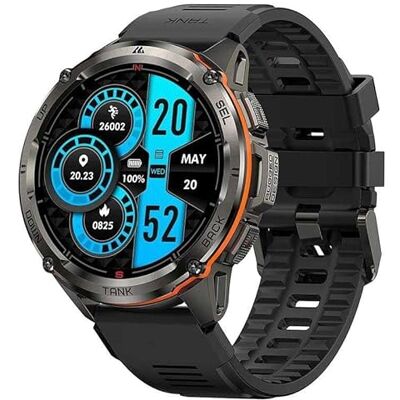 Kospet Tank T3 Ultra Zwart - Smartwatch Kospet Tank T3 Ultra Zwart - Smartwatch