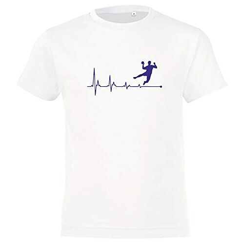 Coole-Fun-T-Shirts Handbal hartslag! T-shirt maat 116 128 140 152 164 cm.