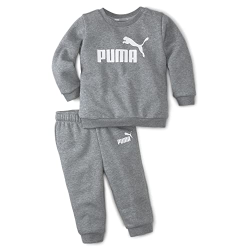 PUMA Minicats Ess Crew Jogger Fl uniseks-baby Minicats ESS Crew Jogger FL, medium grijs heather, 74