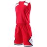 HULG Kids Basketbal Kit, basketbal Kit, basketbal Kits voor jongens, kinderen Basketbal Set, Heren Basketbal Jersey en Shorts Team Uniform met Zakken Sportkleding Uniform (jersey-02,6XL)