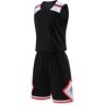 HULG Kids Basketbal Kit, basketbal Kit, basketbal Kits voor jongens, kinderen Basketbal Set, Heren Basketbal Jersey en Shorts Team Uniform met Zakken Sportkleding Uniform (jersey-09,6XL)