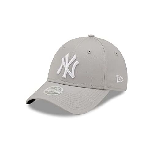 New Era MLB Baseball Cap NY Yankees Fanartikel 9Forty Strapback Frau Damen Kappe grau One-Size