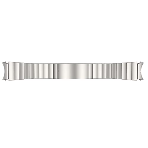 Samsung Hochuen Link Bracelet Titanium Edition voor de Galaxy Watch5 Pro   Ontworpen voor , Silver
