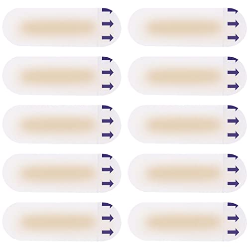 Hanging Blaarpleisters Gel   10 Stuks Zachte Blister Bandaids Pads,Comfortabele en waterdichte blaarpleisters voor hielen, tenen, voeten Blisterpreventie en -bescherming, 2 maten