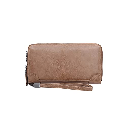 niei Herenportemonnee Heren lange portemonnee mannen portefeuilles mannen clutch portefeuilles zakelijke grote capaciteit mannelijke tas (Color : B)