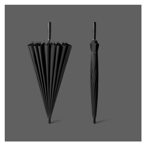 DIANXI Reisparaplu 24-ribparaplu Lange steelparaplu Grote zakelijke rechte paraplu for heren Paraplu voor Dames (Color : B)