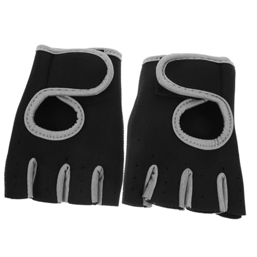 INOOMP 2 Stuks fitnesshandschoenen fiets handschoenen mountainbike want gym gloves fitness handschoenen gymhandschoenen voor heren gym handschoenen halve handschoenen rijhandschoenen Mens