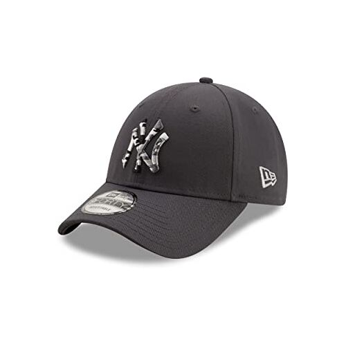 New Era New York Yankees Cap Kappe MLB 9Forty Strapback Fanartikel Baseball grau One-Size