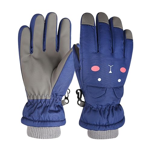 Generic Verwarmde handhandschoenen voor kinderen, verwarmde handwarmers voor kinderen, Schattige beer snowboardhandschoenen, verwarmde en warme handschoenen voor kinderen, waterdichte verwarmde kinderhandscho