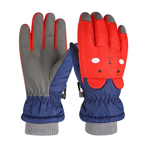 Generic Verwarmde handhandschoenen voor kinderen, verwarmde handwarmers voor kinderen, Schattige beer snowboardhandschoenen, verwarmde en warme handschoenen voor kinderen, waterdichte verwarmde kinderhandscho