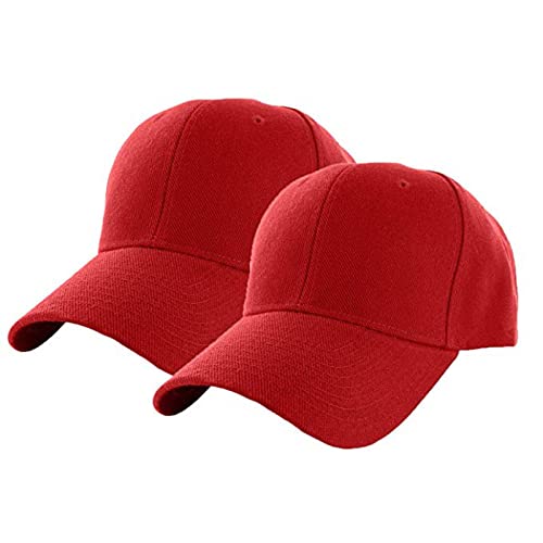 Generic Hoeden Outdoor Zomerhoed Zomer Sport Kleur Effen Baseball 2 Stuks Casual Cap Heren Baseballpetten Baseball Cap Zwart Geel, rood, Eén maat