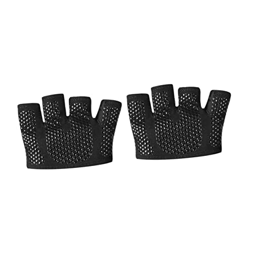 Yardwe 2 Paar Fitness Halfvingerbedjes Heren Fietshandschoenen Heren Handschoenen Fitnesshandschoenen Anti Vinger Handschoenen Sporthandschoen Met Halve Vingers Buitenshuis Vissen Mevrouw