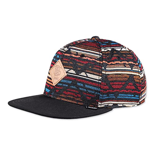 Djinns Inke Delta Snapback Cap Baseballpet petten, zwart, Eén maat