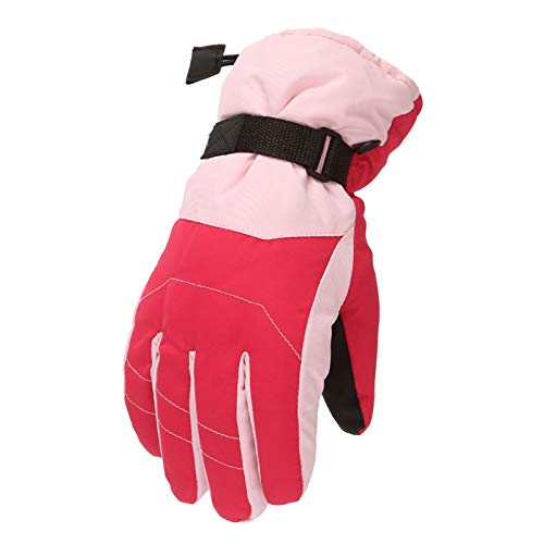 Generic Winterhandschoenen voor kinderen, winddichte sneeuwhandschoenen, warme handschoenen, winterhandschoenen, winterhandschoenen, kinderhandschoenen, skiën, wandelen, fietsen