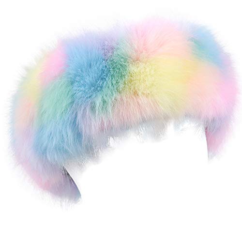 Yu He Vrouwen sjaal Muffler Faux Fur Hoofdband vrouwen Winter Neck Warmer