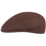 Lipodo Vilt Sportmuts Dames/Heren Made in Italy pet met klep flat hat wintercap voor Zomer/Winter M (56-57 cm) bruin