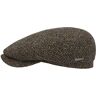 Stetson Belfast Tweed Flat Cap Heren Made in the EU pet met klep hat wintercap voering voor Herfst/Winter 61 cm bruin