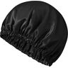 Mommesilk Zijden Slaap Cap voor Vrouwen, 22 Momme Verstelbare Elastische Pure Moerbei Zijde Bonnet Slaap Cap Hoofd Cover Voor Haar Mutsen, Zwart, M-L