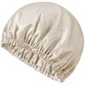 Mommesilk Zijden slaapmuts voor vrouwen, 22 momme verstelbare elastische pure moerbeizijde bonnet slaap cap hoofd cover voor haar mutsen, Bruin, M-L