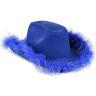 BEBIKR Veer Cowgirl Hoed Cowboy Hoed Fedora Western Cowboy Hoed Bachelorette Party Hoed Voor Bridal Party Bachelorette Party Veer Cowgirl Hoed