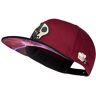 Cadency ® Snapback Cap Schrödingers kat, wijnrood, uniseks, in grootte verstelbaar, wijnrood, Eén maat