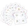 Holibanna 12Pcs Vrouwen Zakdoek Zakdoek Dame Katoenen Zakdoeken Vrouwen Katoenen Zakdoeken Bloemenprints Zakdoeken Dame Zakdoek Vrouwen Zakdoek Bloem Zakdoek