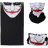 SMEHCF Nieuwigheid Naadloze Bandana Bivaklava Gezichtsbedekking Masker Schild Neck Gaiter Herbruikbaar Ademend Stofdicht Winddicht Unisex Clown Joker Gezicht