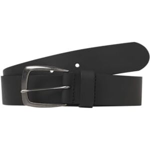 JACK & JONES Heren Jacmichael Leather Belt Noos, Black, Numeric_90, zwart, numeric_90 JACK & JONES Heren Jacmichael Leather Belt Noos, Black, Numeric_90, zwart, numeric_90