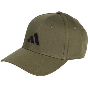 adidas Unisex adulto BASEBALL CAP COTTON NEW LOGO, Olive Strata/Black, S-M adidas Unisex adulto BASEBALL CAP COTTON NEW LOGO, Olive Strata/Black, S-M