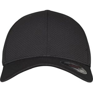 Flexfit Unisex 3D Hexagon Jersey Cap, dames en heren, verkrijgbaar in 4 kleuren, maten S/M L/XL, zwart, L-XL Flexfit Unisex 3D Hexagon Jersey Cap, dames en heren, verkrijgbaar in 4 kleuren, maten S/M L/XL, zwart, L-XL