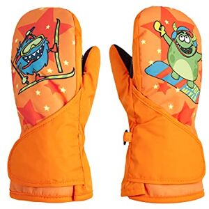 Ziener Lemmi Minis Oranje Handschoenen - Handschoenen Ziener Lemmi Minis Oranje Handschoenen - Handschoenen