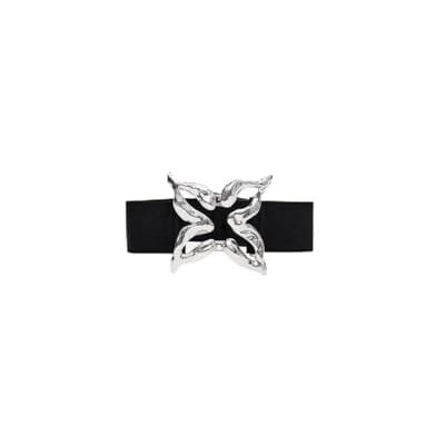 Desigual BELT_ELASTIC BUTTERFLY, 2000 ZWART, U, Zwart, One Size Desigual BELT_ELASTIC BUTTERFLY, 2000 ZWART, U, Zwart, One Size