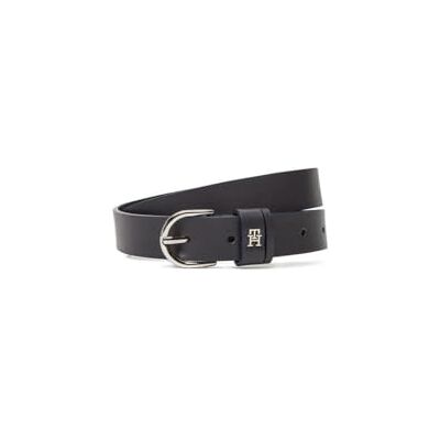 Tommy Hilfiger Essentiële Moeiteloze leren riem voor dames, 1 inch, Zwart (zwart), 80 Tommy Hilfiger Essentiële Moeiteloze leren riem voor dames, 1 inch, Zwart (zwart), 80