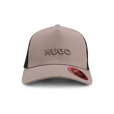 HUGO Heren Trucker_Hat, Licht/pastelbruin 237, One size HUGO Heren Trucker_Hat, Licht/pastelbruin 237, One size
