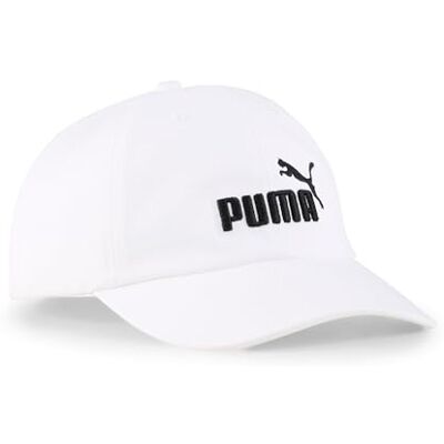 PUMA ESS Logo Cap Adult Unisex NO.1 BB WHITE One Size PUMA ESS Logo Cap Adult Unisex NO.1 BB WHITE One Size