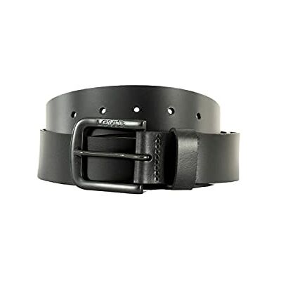 Levi's Seine metalen riem voor heren, Kleur: zwart., 110 Levi's Seine metalen riem voor heren, Kleur: zwart., 110