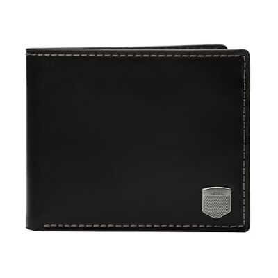 Fossil Derrick Leren of Polyester Reisset voor Mannen Fossil Derrick Leren of Polyester Reisset voor Mannen