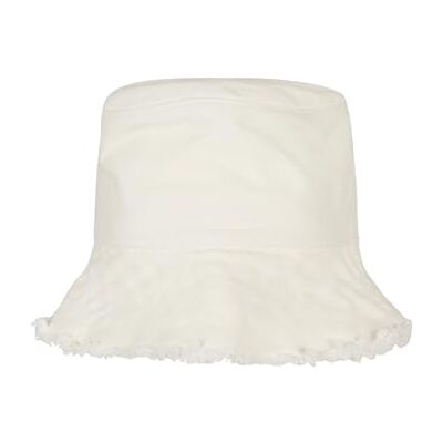Flexfit Unisex Open Edge Bucket Hoed, Offwhite, one size Flexfit Unisex Open Edge Bucket Hoed, Offwhite, one size