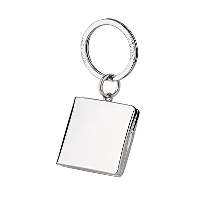 EDZARD Sleutelhanger Quadro (3 x 3 cm), verzilverd anti-aanslag, hanger voor koppels met foto, voor vriendin, vriend, mama, papa, persoonlijk cadeau EDZARD Sleutelhanger Quadro (3 x 3 cm), verzilverd anti-aanslag, hanger voor koppels met foto, voor vriendin, vriend, mama, papa, persoonlijk cadeau