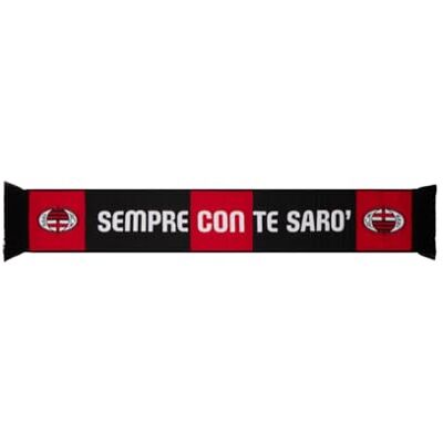 A.C. Milan AC Milan Sjaal altijd bij je zijn, officieel product, Rood/Zwart, One size A.C. Milan AC Milan Sjaal altijd bij je zijn, officieel product, Rood/Zwart, One size