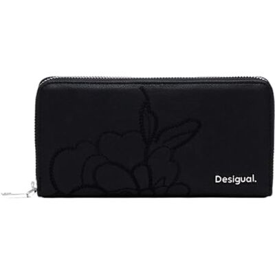 Desigual portemonnee Keller Fiona Wallet Black zwart Desigual portemonnee Keller Fiona Wallet Black zwart
