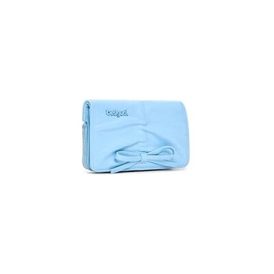 Desigual portemonnee Rodio Emma 2.0 Wallet Blue Cloud Lichtblauw Desigual portemonnee Rodio Emma 2.0 Wallet Blue Cloud Lichtblauw