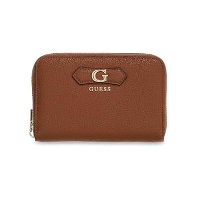 GUESS portemonnee Suzy SLG Zip Around Wallet Cognac bruine GUESS portemonnee Suzy SLG Zip Around Wallet Cognac bruine
